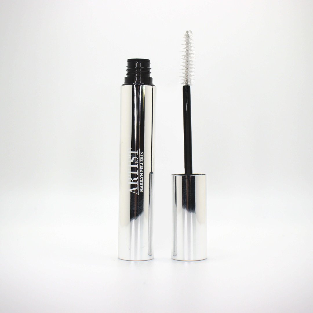 Image gel à sourcils transparent ARTIST et son goupillon sur un fond blanc