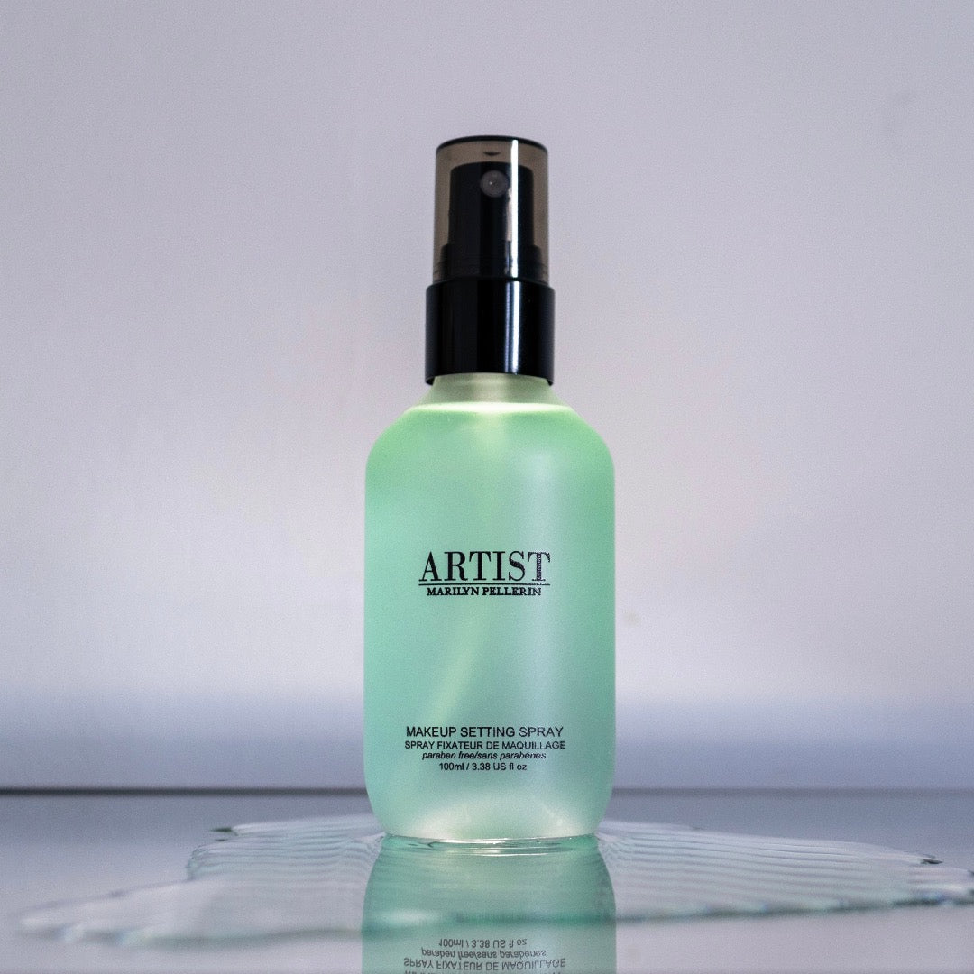 Image spray fixatif a maquillage antioxydant ARTIST Vert